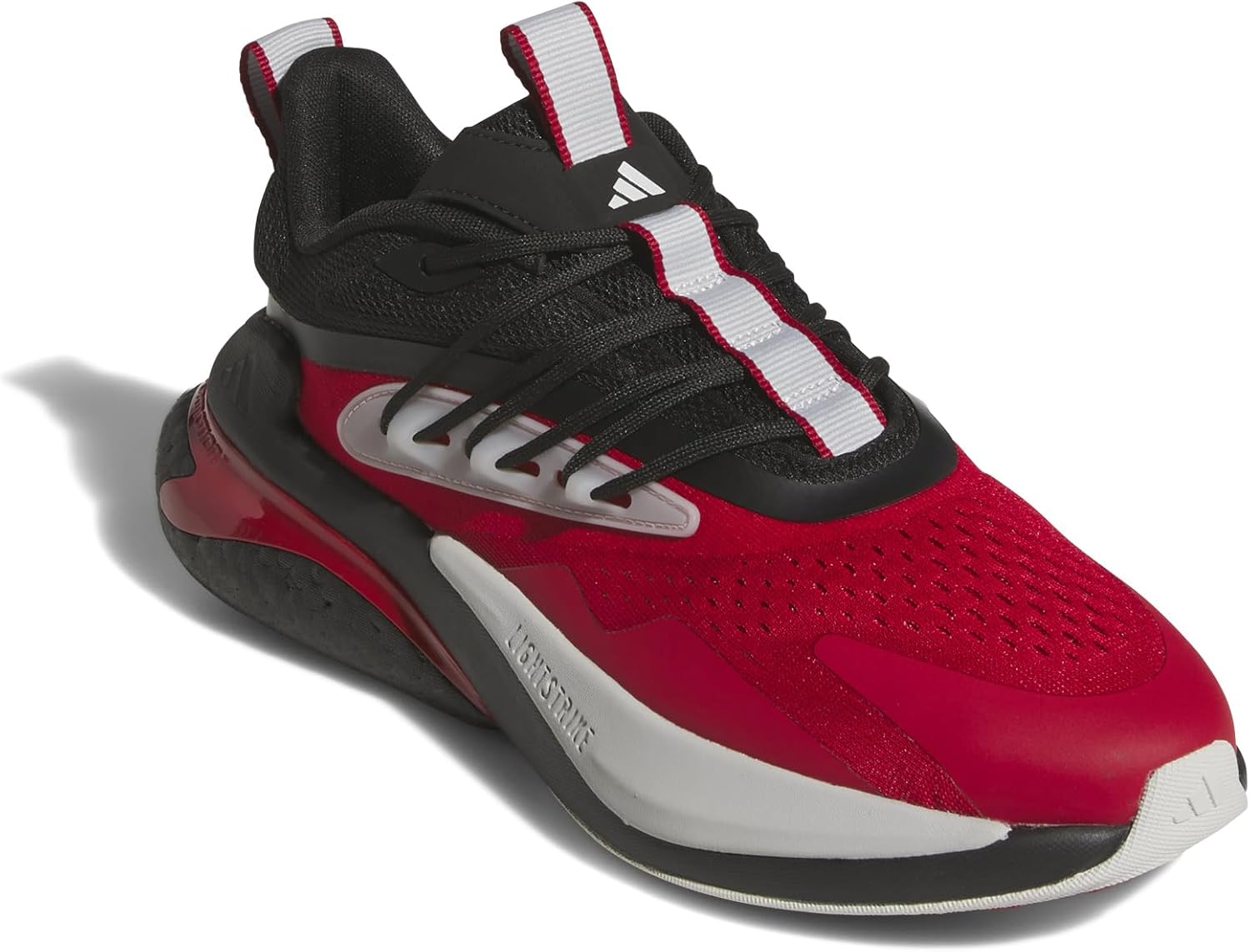 

Кроссовки Adidas Унисекс-взрослые NCAA 25/26 Team Alphaboost V2, черный/красный/серый