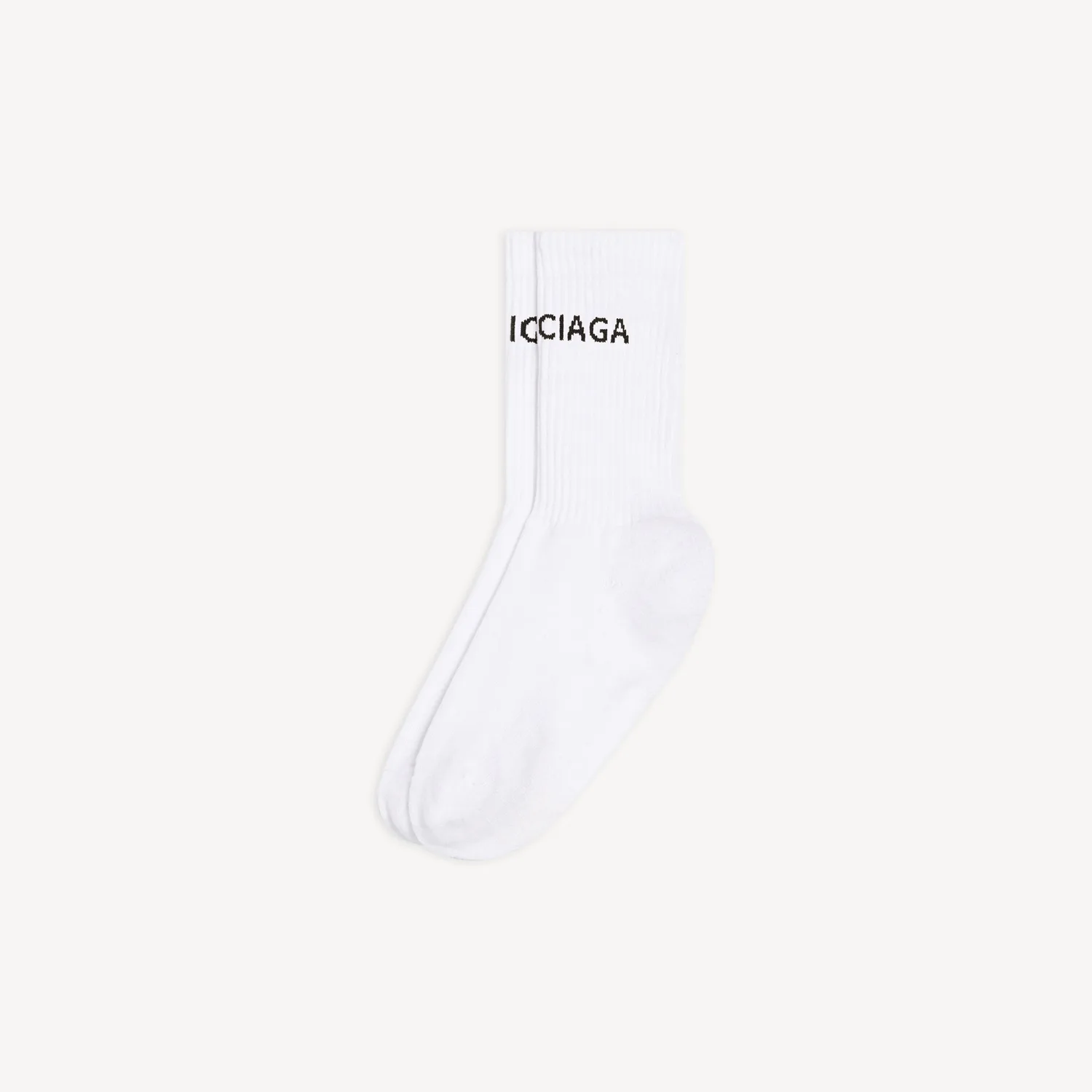 Мужские носки Balenciaga белого цвета — фото 2