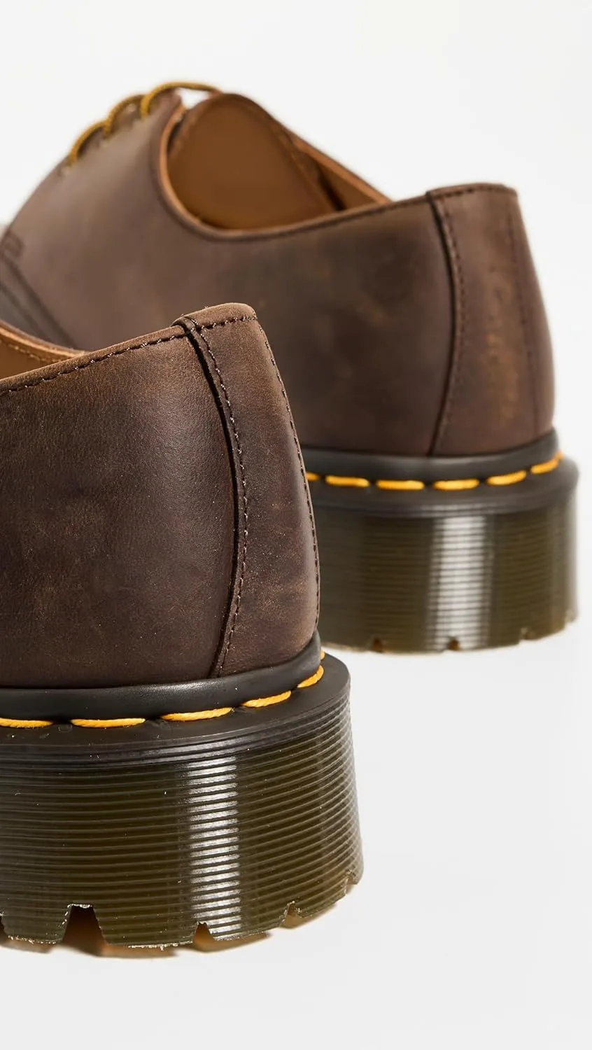 Туфли Dr. Martens Unisex 1461 Bex Smooth Oxford, темно-коричневый — фото 4