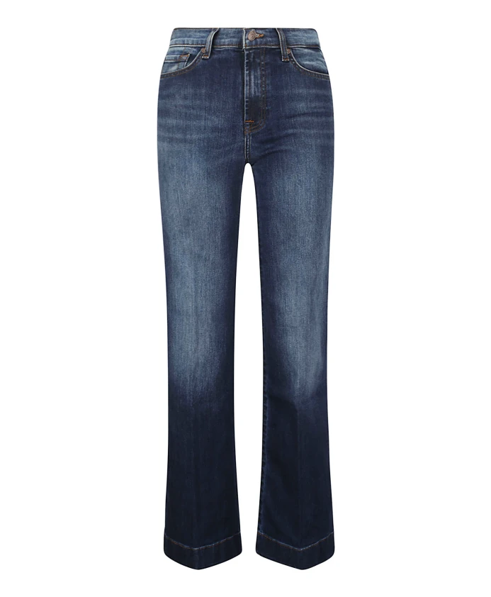 

Расклешенные джинсы на пуговицах 7 For All Mankind, синий