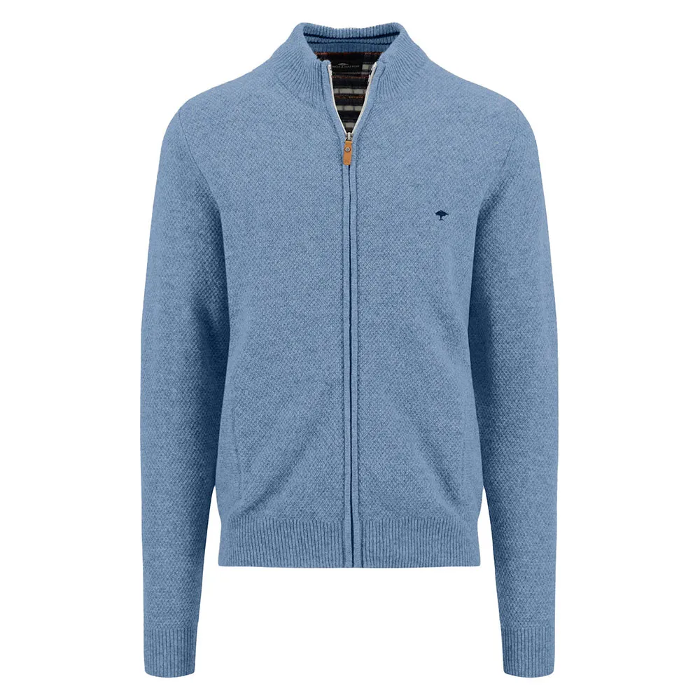 

Свитер Fynch Hatton 1411322 full zip, синий