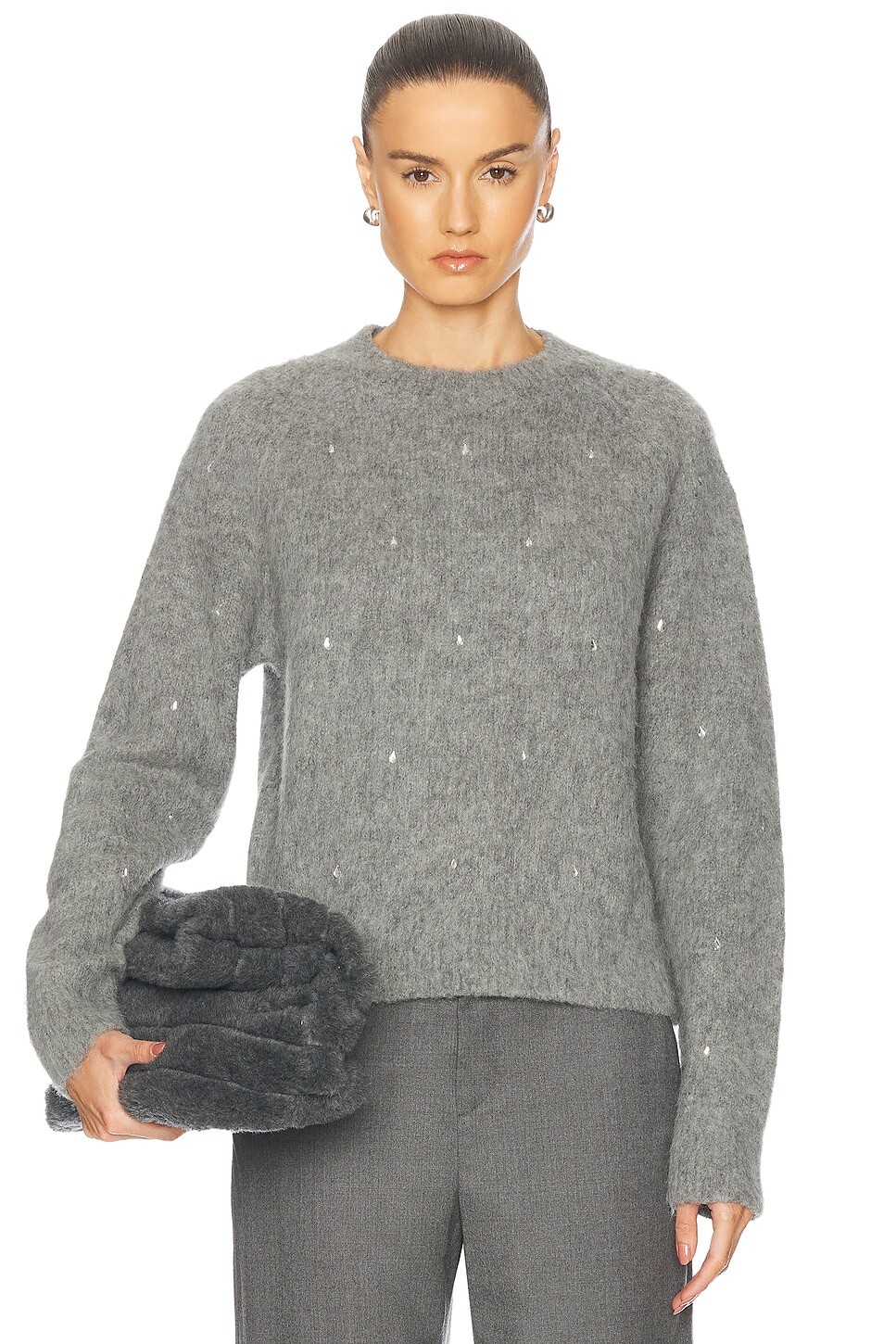 

Фрэнки Свитер A.L.C., цвет Medium Heather Grey