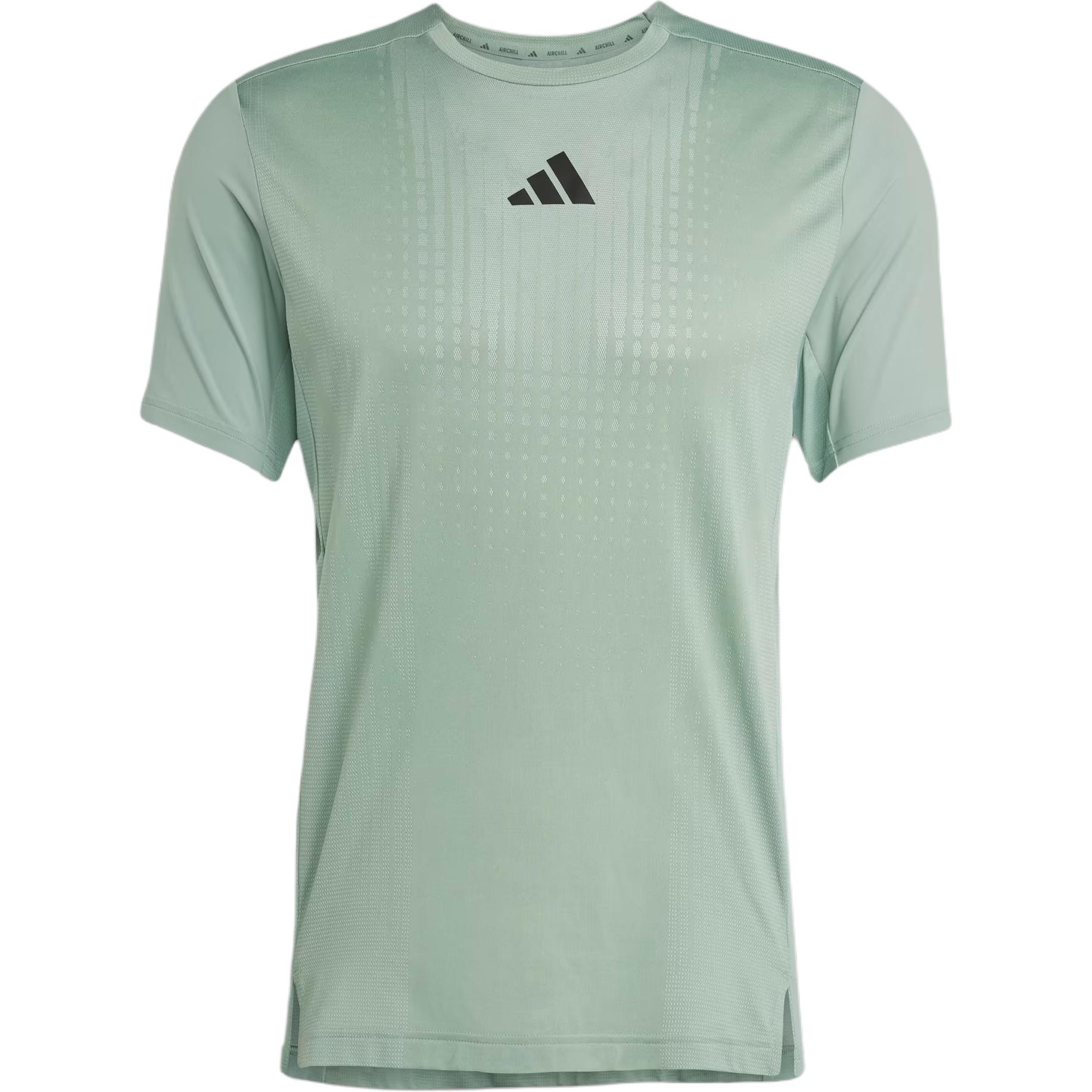 Футболка Airchill с доставкой для участников AdiClub Adidas, серебристо-зеленый/серебристый