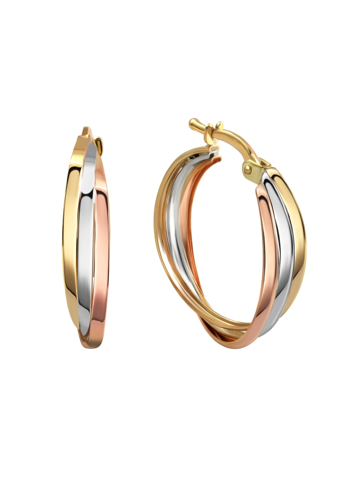 

Fascination by Ellen K. Серьги 333/- Gold in mehrfarbig