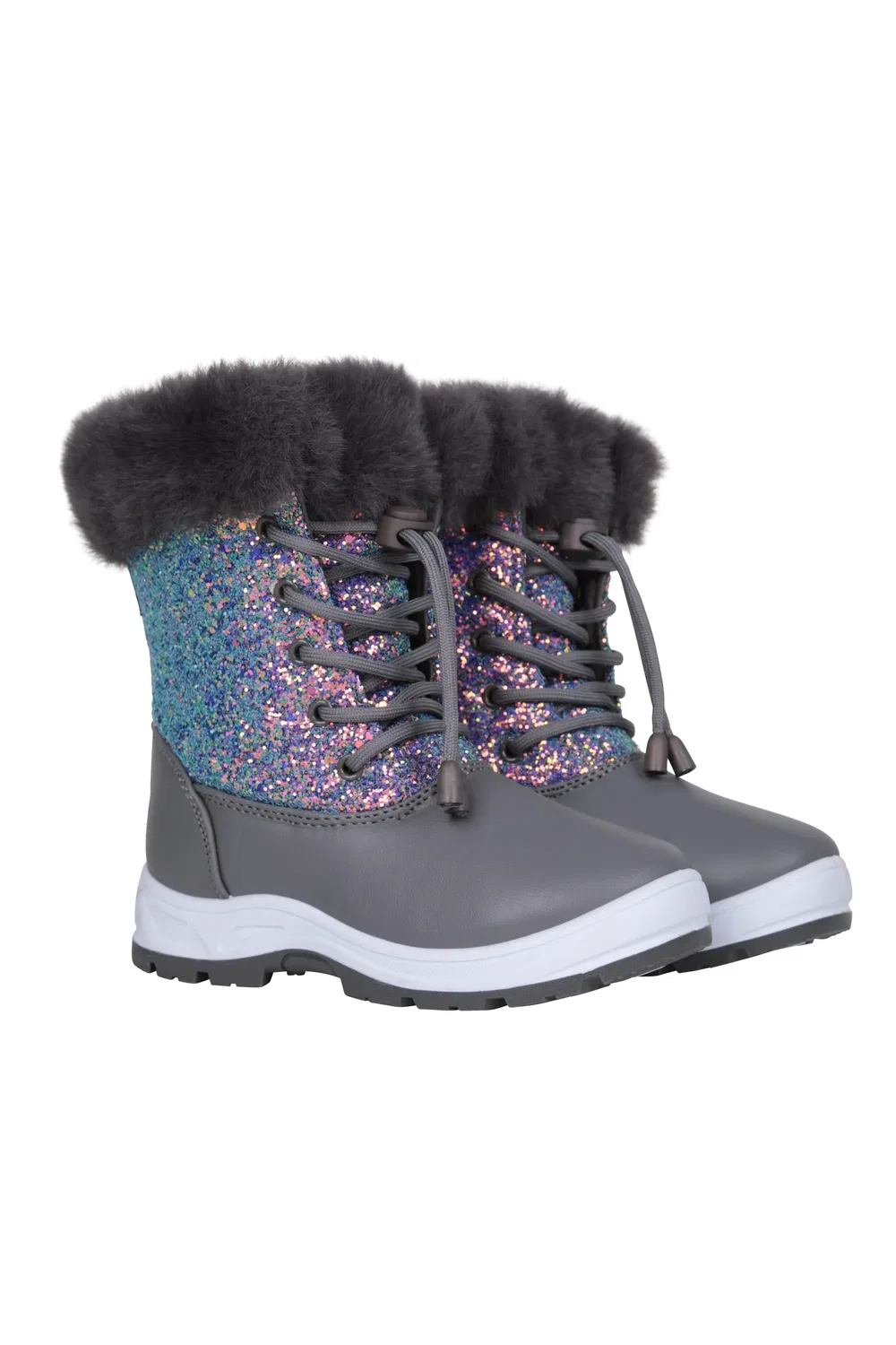 Детские зимние ботинки Fizz Fur Lined Mountain Warehouse, серебряный