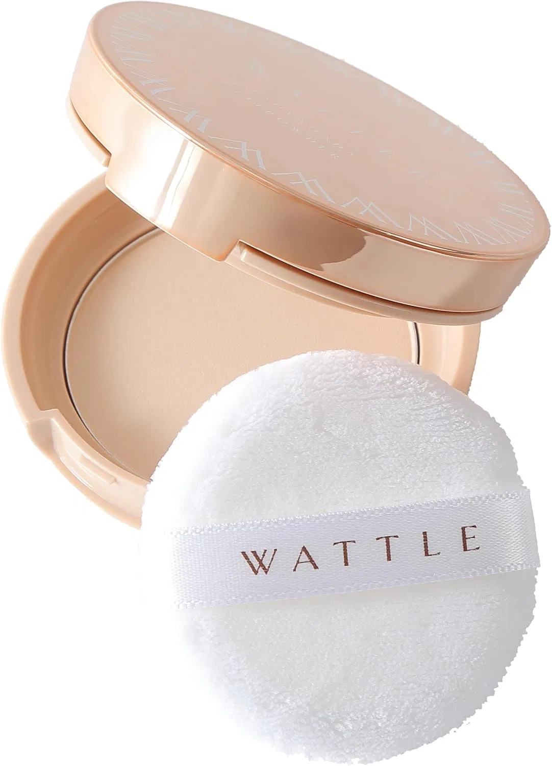 Пудра для лица WATTLE Glossy Fit Powder бежевая