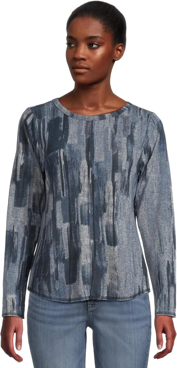 

Женский топ Elliott Lauren с длинным рукавом и оверлочным швом