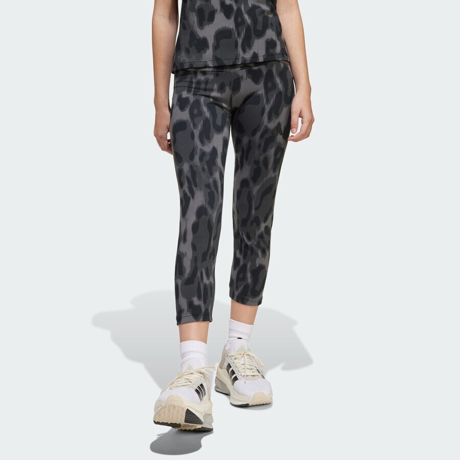 Брюки ADIDAS SPORTSWEAR Skinny Workout Pants Future Icons, цвет grey/basalt grey — фото 2
