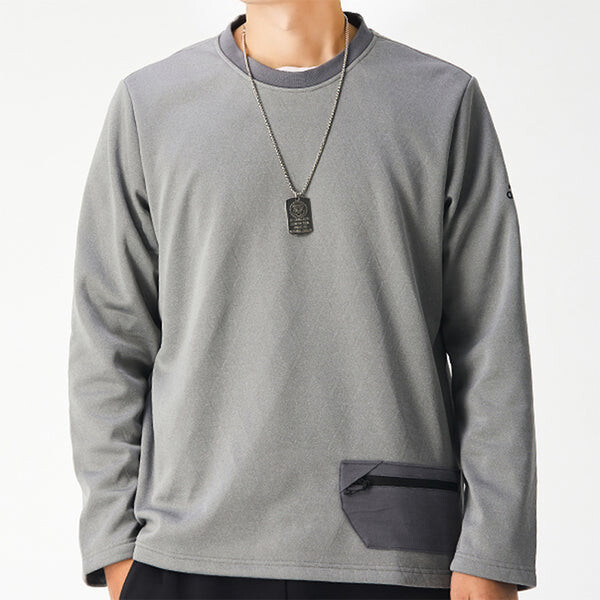 Толстовка adidas Fleece Lined Stay Warm Casual Running Sports Gray, серый — фото 3