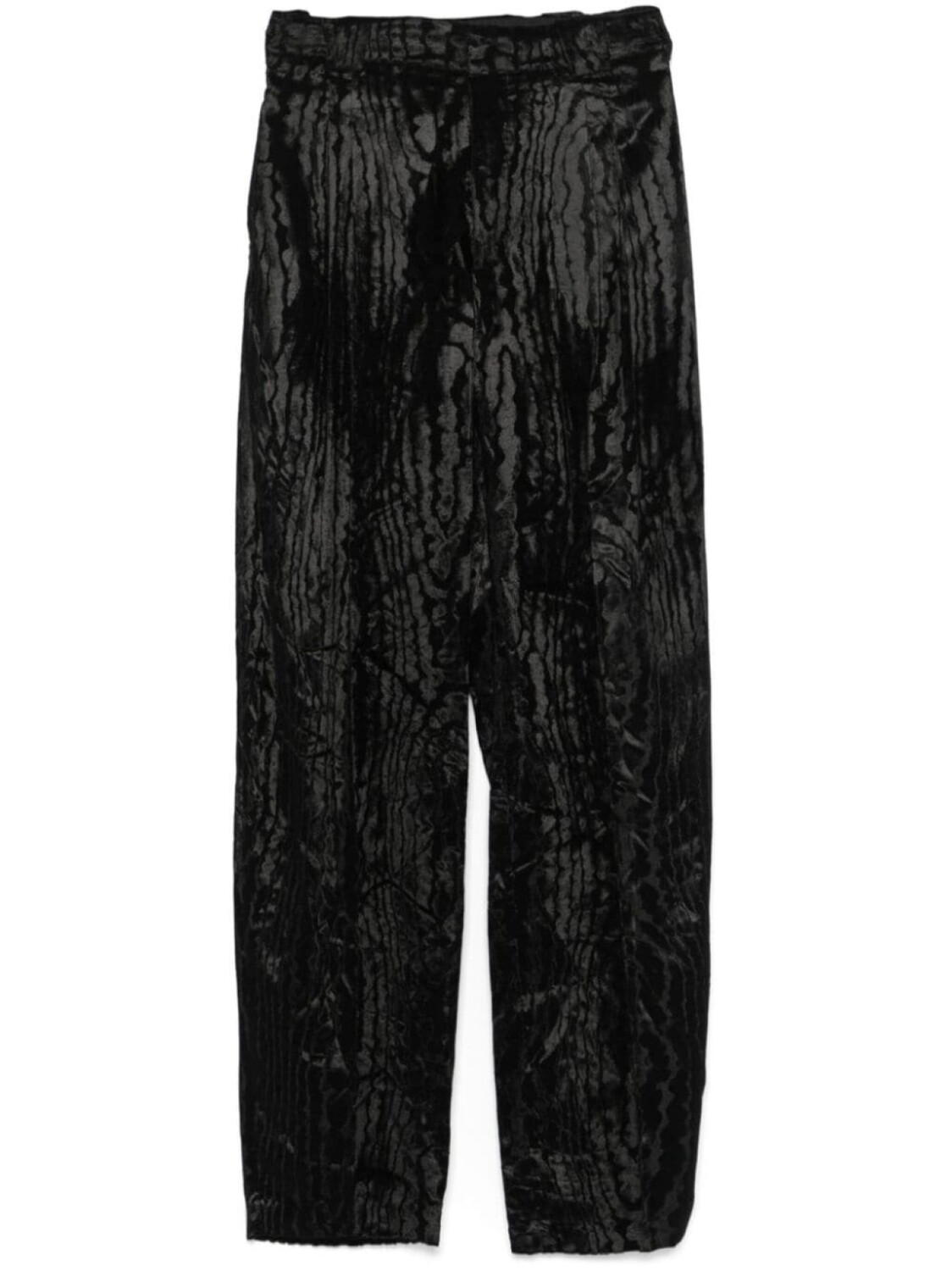 

Брюки из муарового бархата Mugler, черный