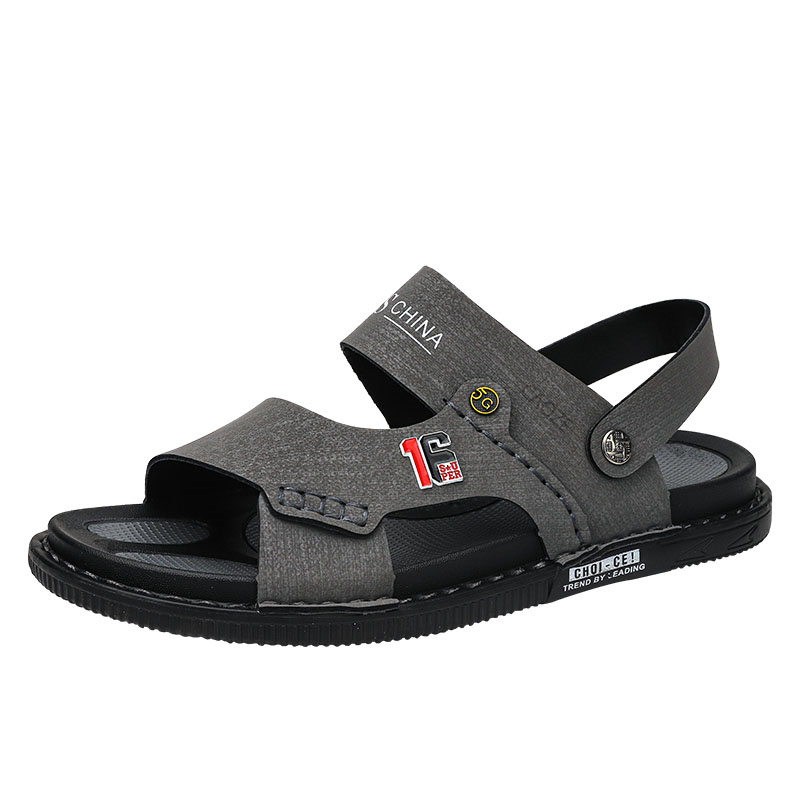 

Shiozawa Мужские пляжные сандалии серые, цвет Gray