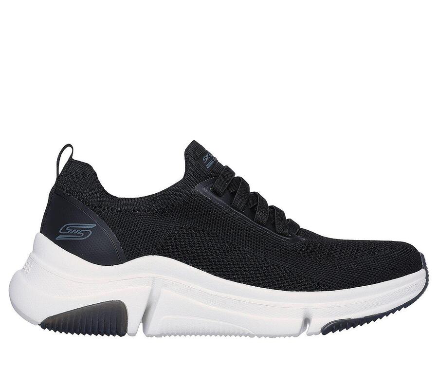 SKECHERS Женские кроссовки BOBS SPARROW FLEX INSTANT CLOUT Slip-On, черные/белые — фото 2
