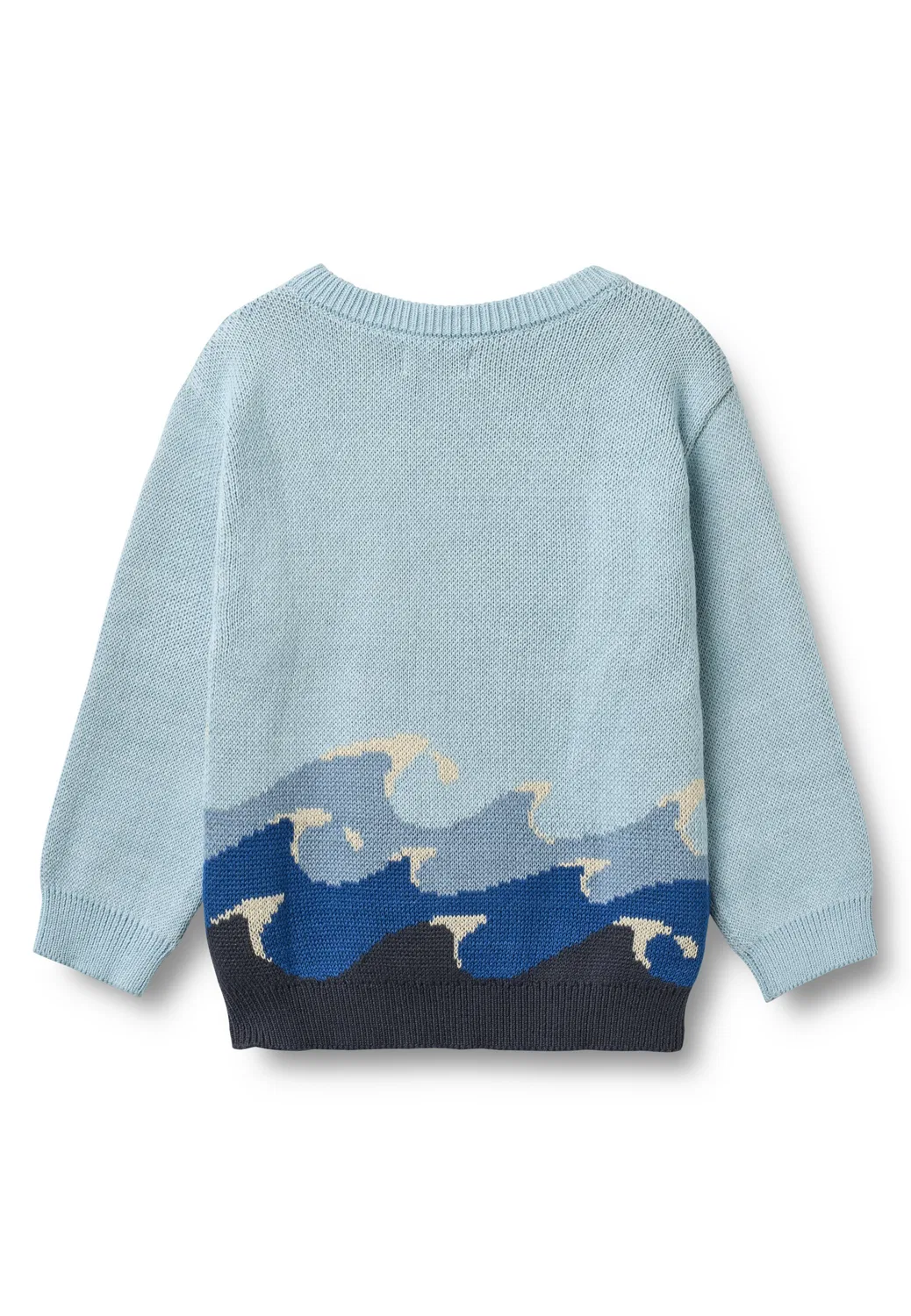 Свитер 'Knud' Wheat, Blue/Marine Blue/Azure/Opal — фото 2