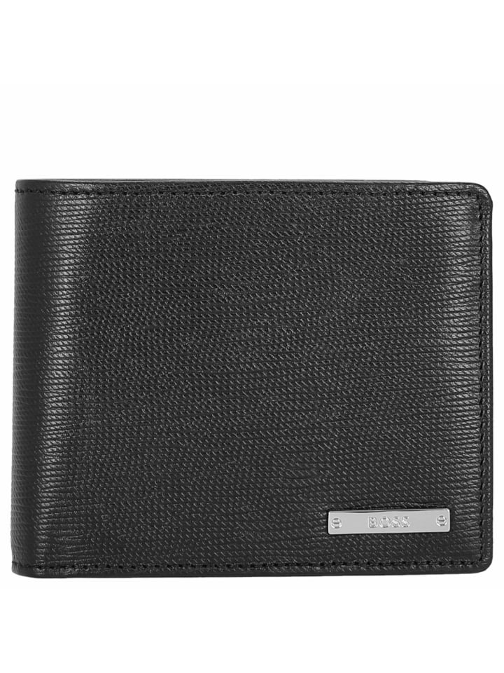 

Кошелек BOSS Gallery 4cc Herren Leder 12 cm, черный