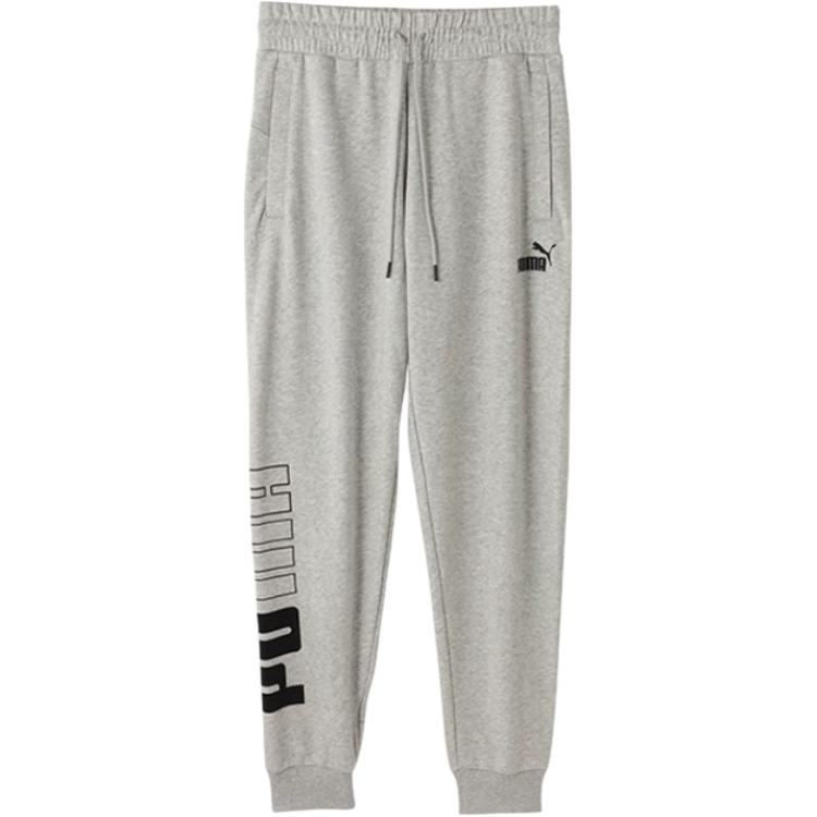 

Спортивная коллекция Life Вязаные спортивные штаны Мужские серые PUMA