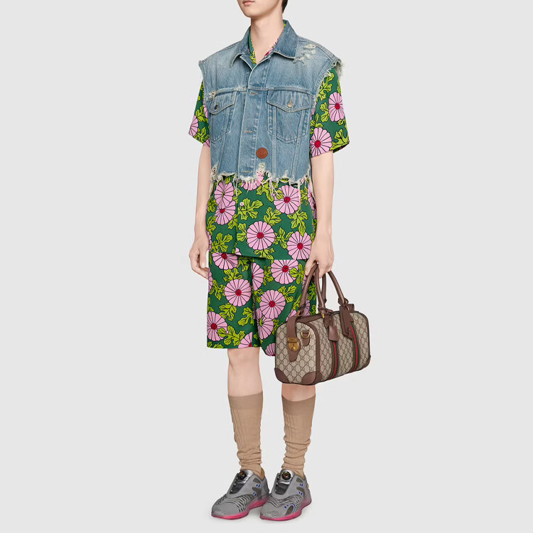 Шорты Gucci мужские, мультиколор — фото 3