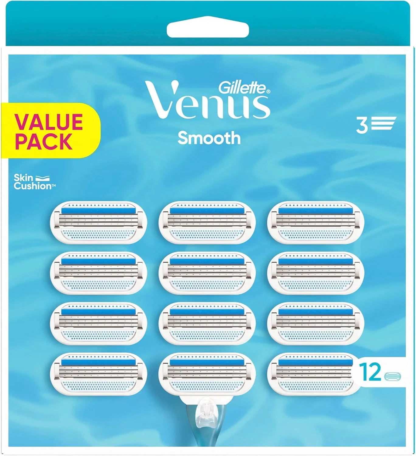 Сменные кассеты для женской бритвы «Venus Smooth» от Gillette Gillette Venus — фото 2
