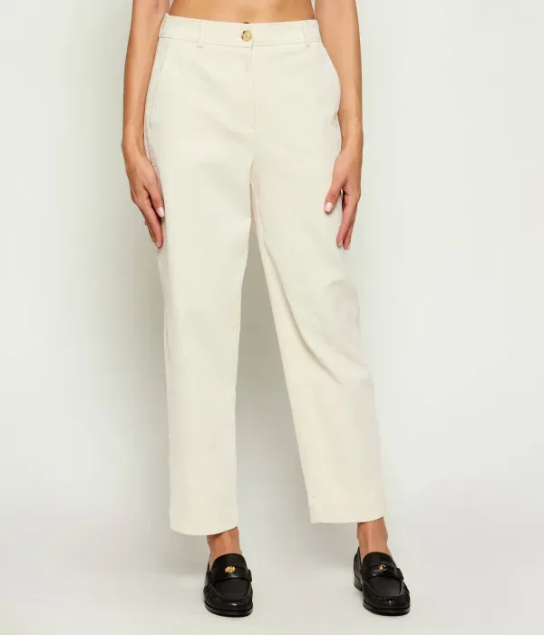 Вельветовые брюки Tecarino2-W regular fit Boss, кремовый