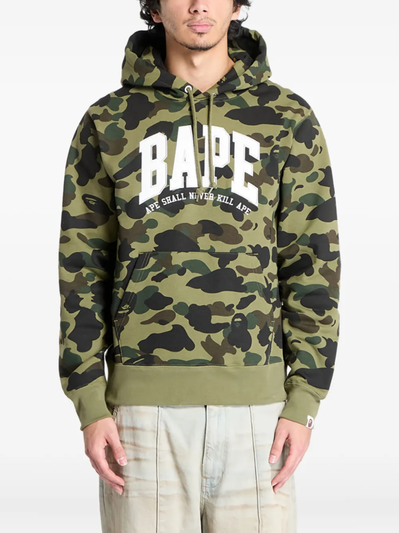 

Толстовка с капюшоном BATHING APE 1St Camo A Bathing Ape, зеленый