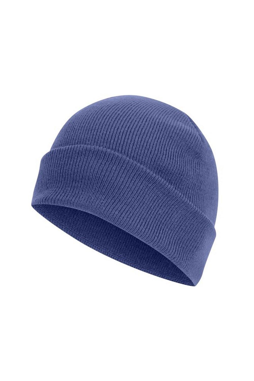 

Вязаная лыжная шапка с отворотом Absolute Apparel, синий