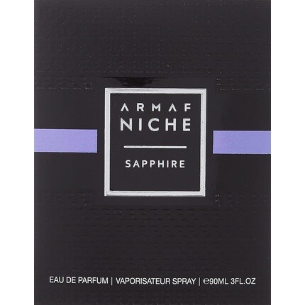Armaf Sapphire Niche Eau De Parfum Black 90ml — фото 2