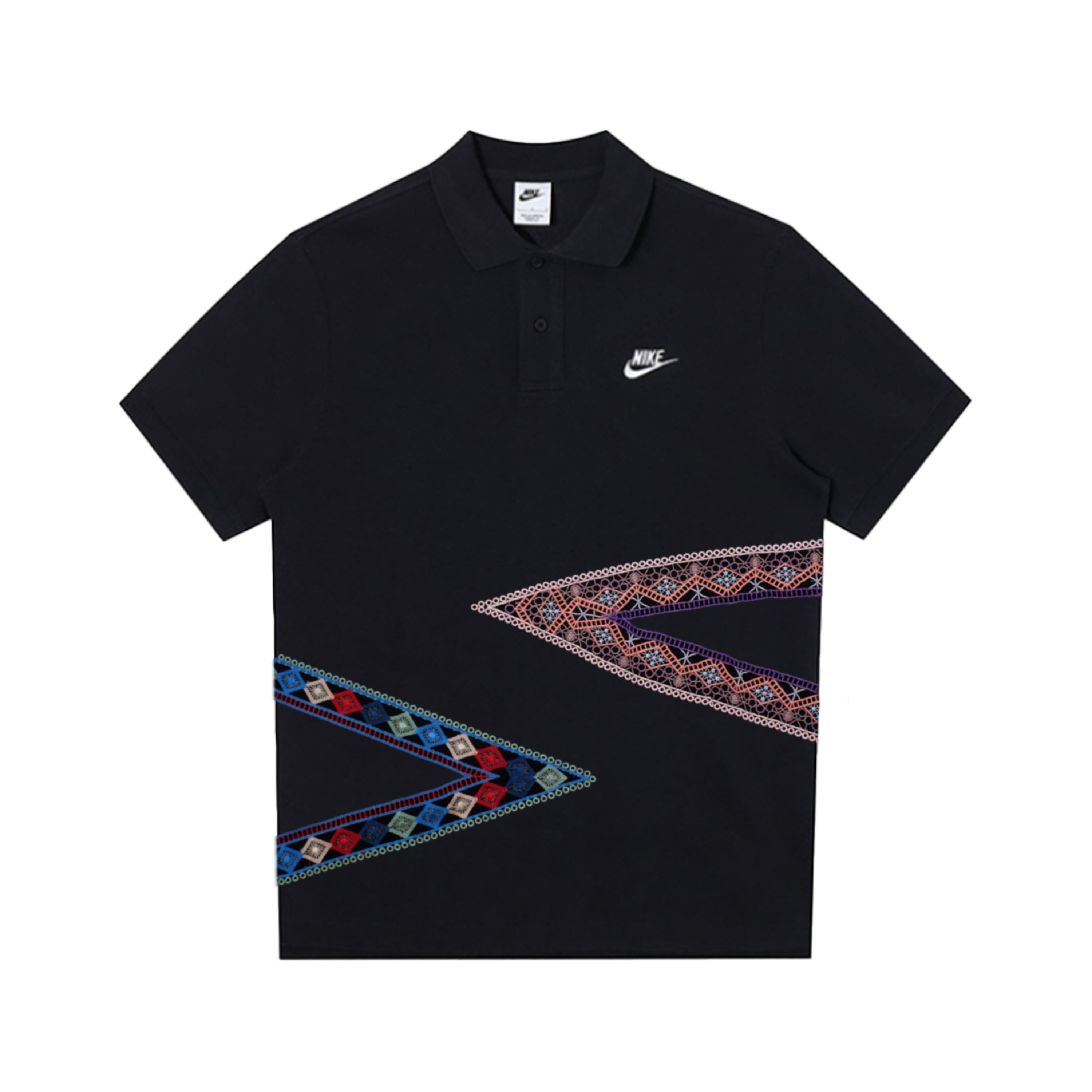 

Nike Спортивная поло мужская black, Черный, Nike Спортивная поло мужская black