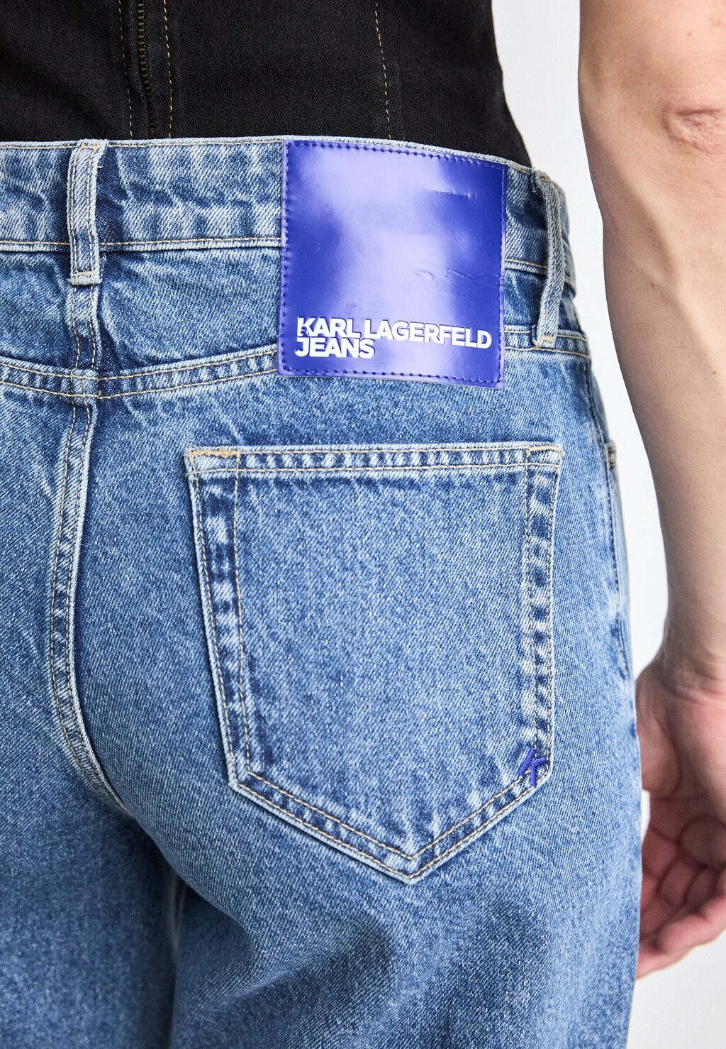 

Джинсы свободного кроя Karl Lagerfeld, цвет Washed Stone Blue
