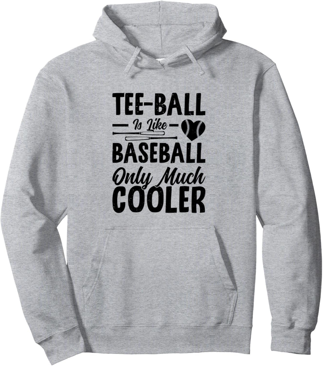 

Тибол - это как бейсбол, только гораздо круче - Толстовка с надписью «Игрок в тибол» Tee-Ball Game Tee-Ball Player, серый