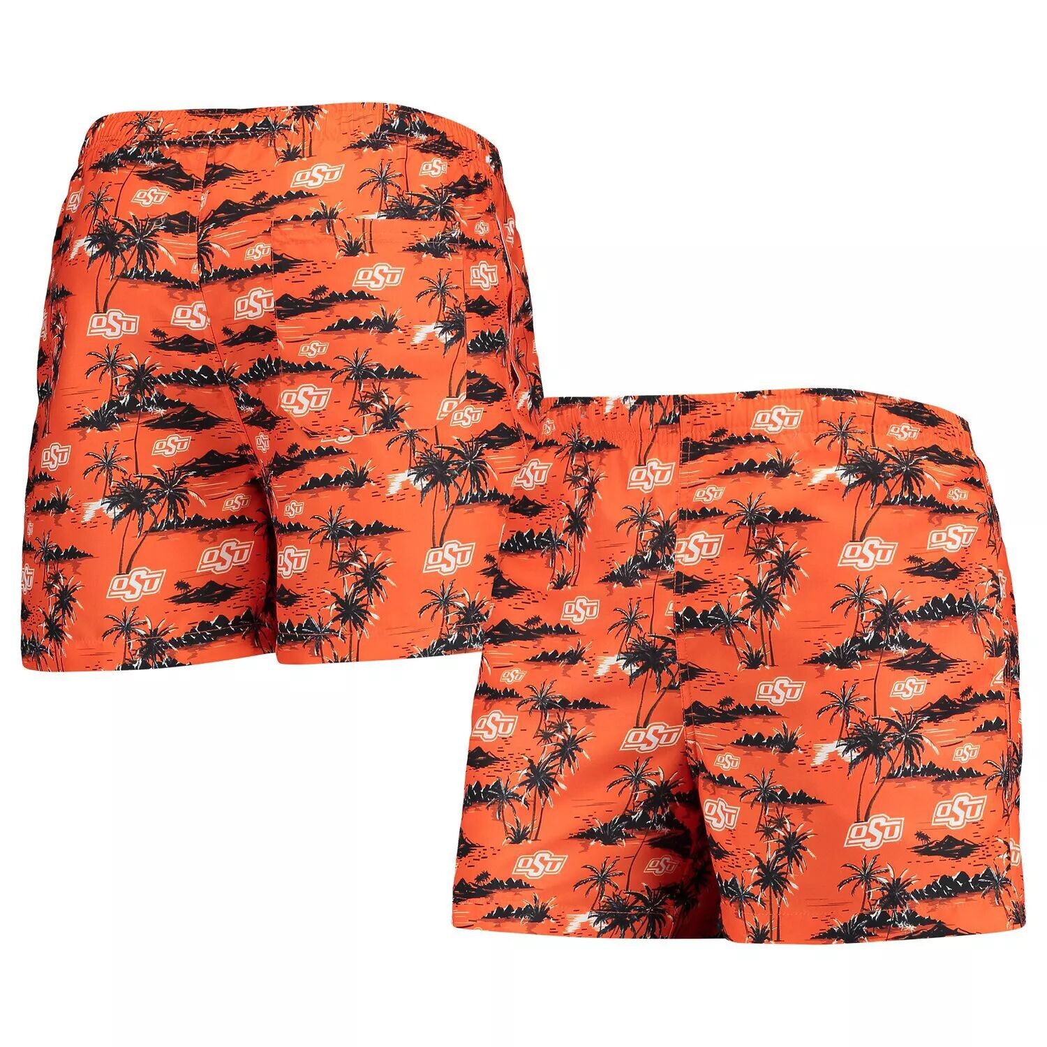 

Мужские плавки FOCO Orange Oklahoma State Cowboys Island Palm Palm
