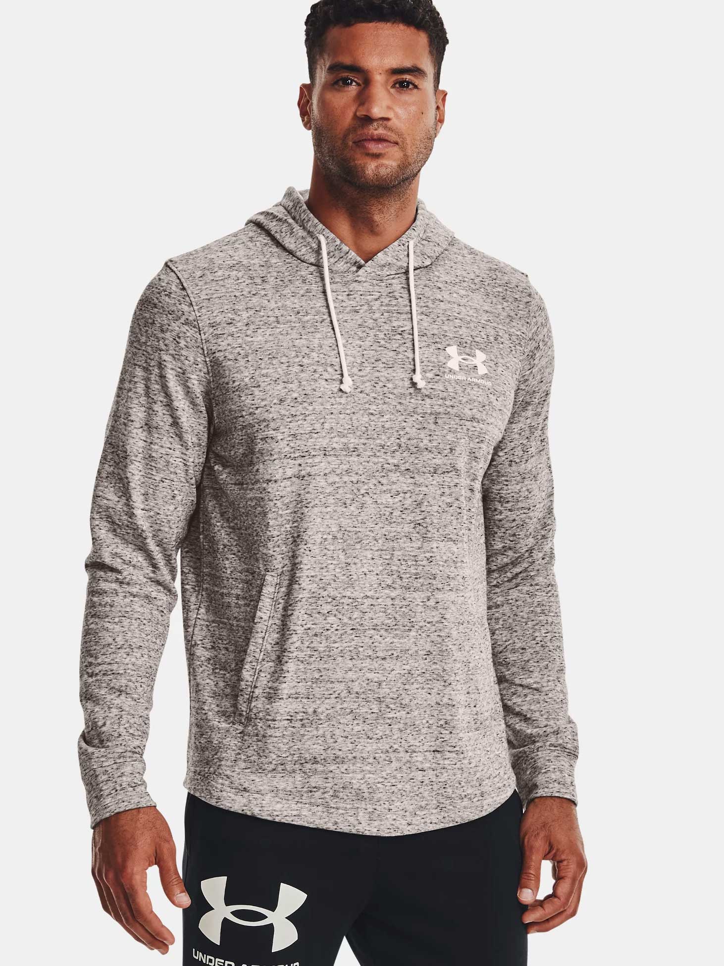 

Толстовка Under Armour RIVAL TERRY LC HD, белый