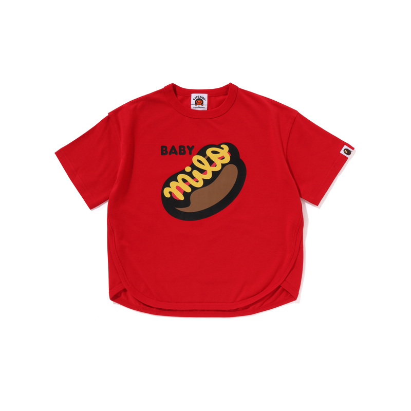 

Детская футболка FW24 A BATHING APE, Red RDX