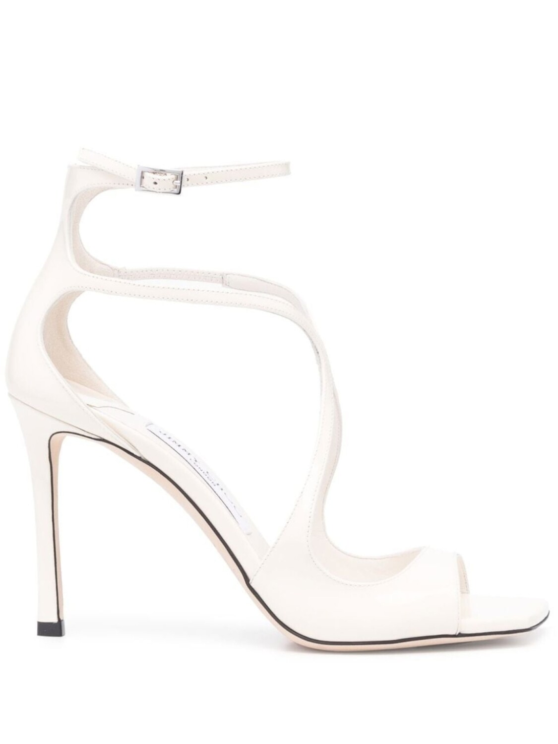 

Jimmy Choo босоножки Azia 95 с квадратным носком, белый