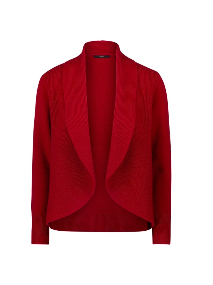 

Кардиган Zero Strickjacke offener Style, цвет Savvy Red