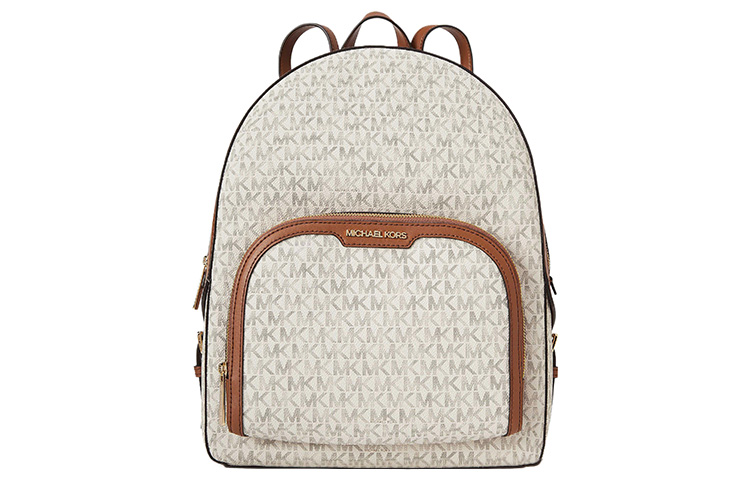 

MICHAEL KORS Рюкзак-туба Jaycee из искусственной кожи, женский, бежевый и коричневый