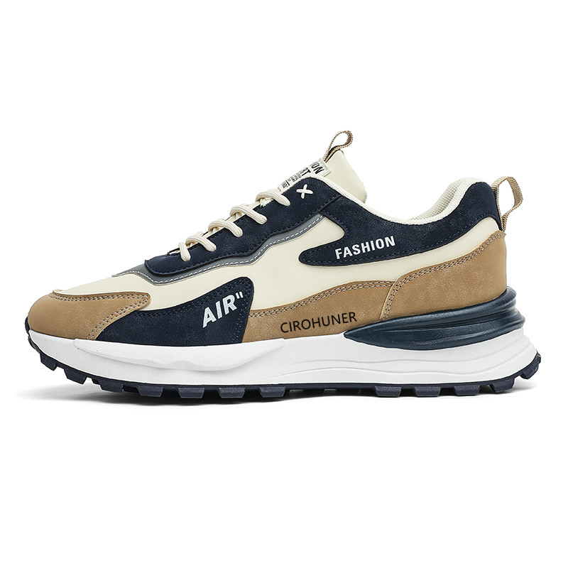 

Износостойкие дышащие низкие повседневные туфли для мужчин CIROHUNER, Khaki