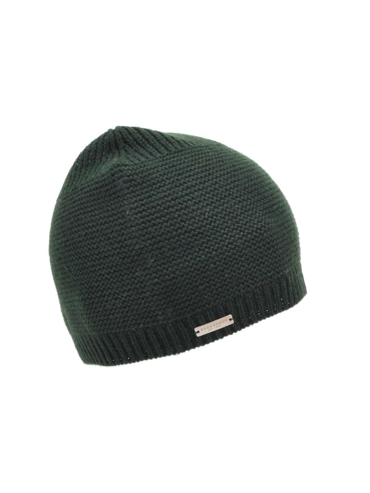 

вязаная шапка зеленого цвета Seeberger