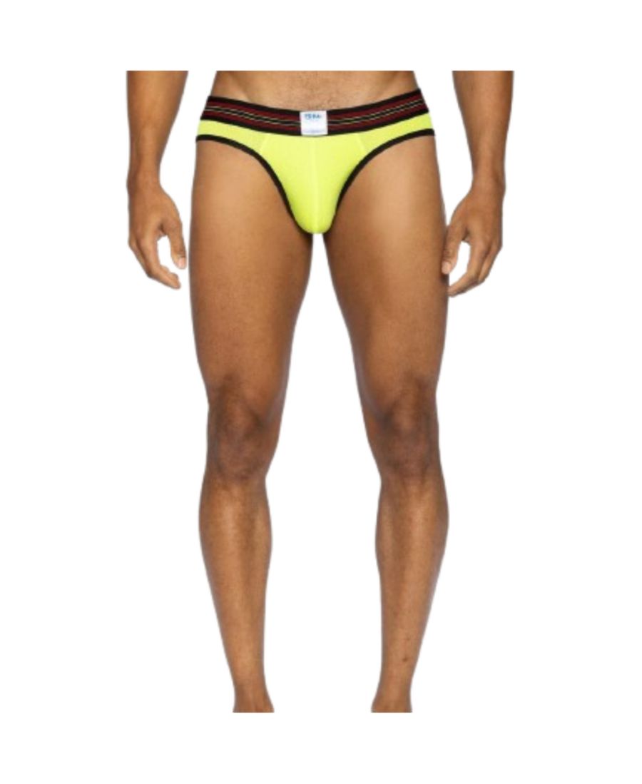 

Мужские сетчатые трусы - спортивное нижнее белье BIKE Athletic, Yellow