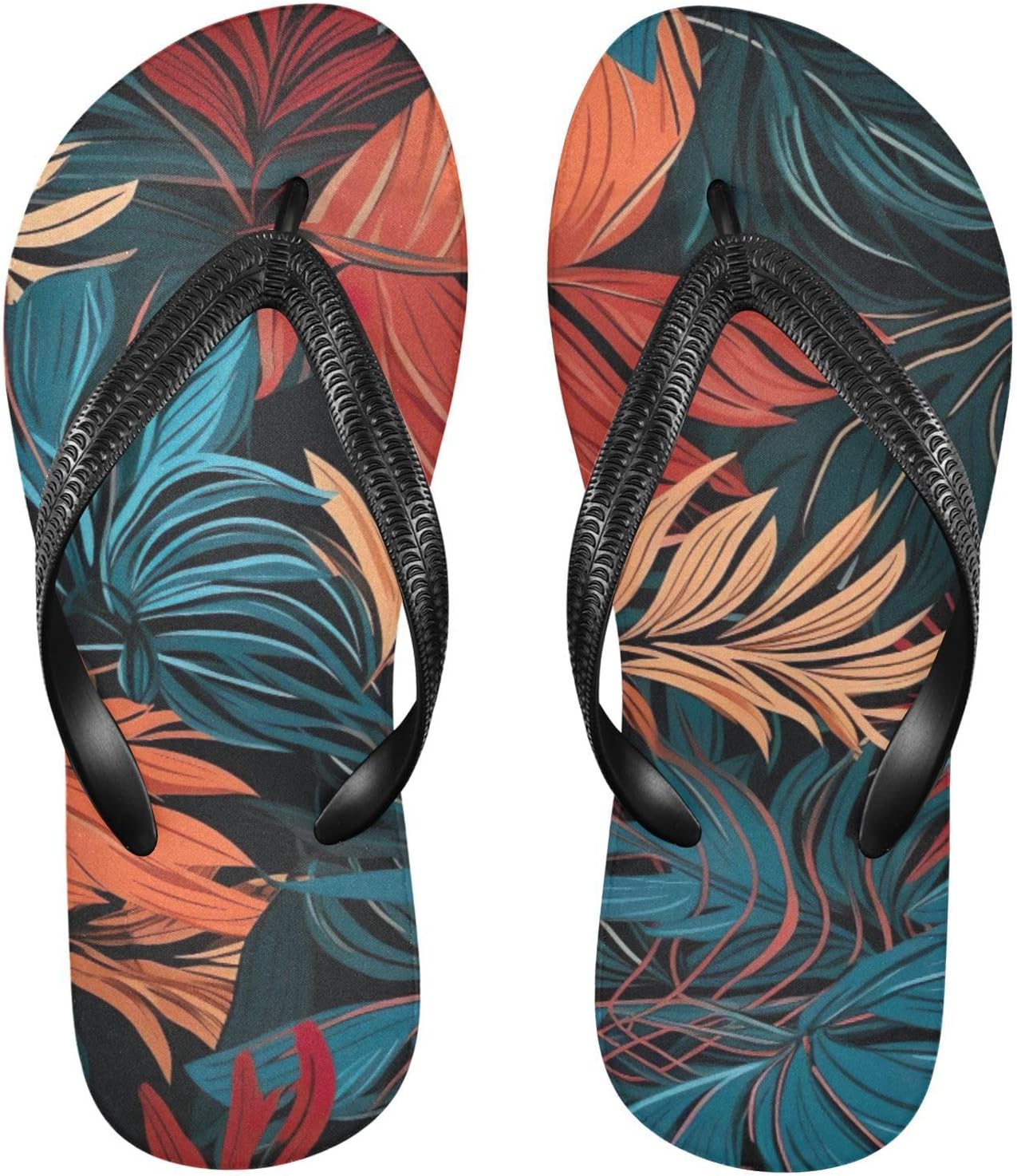 

Шлепанцы с пальмовыми листьями, пляжные летние повседневные сандалии для женщин и мужчин, тапочки для душа, размер XS Kfbe, Leaves