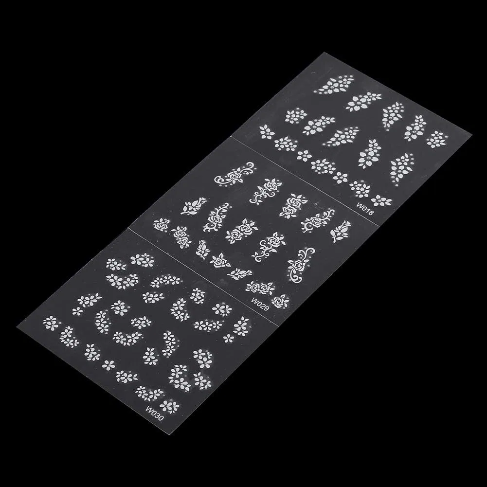 Набор 3D-наклеек для ногтей с цветочными узорами Yosoo Health Gear — фото 4
