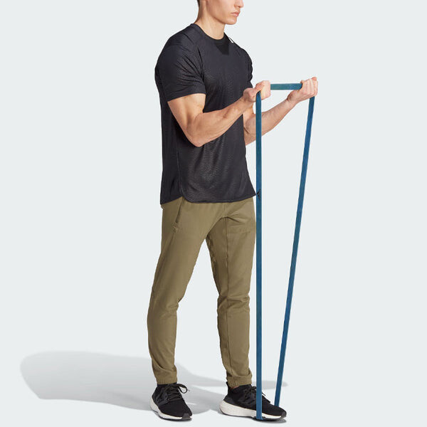 Футболка adidas D4T Strength Workout T-Shirt 'Black', черный — фото 4