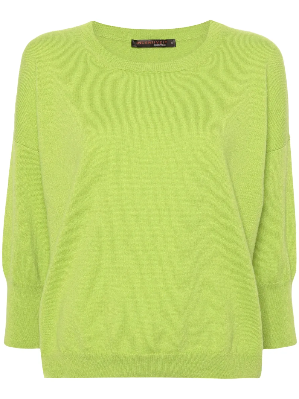 

Кашемировый джемпер с круглым вырезом Incentive! Cashmere, зеленый