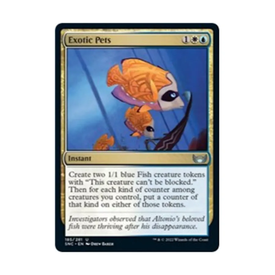 

CCG Экзотические домашние животные (U), MTG - Streets of New Capenna