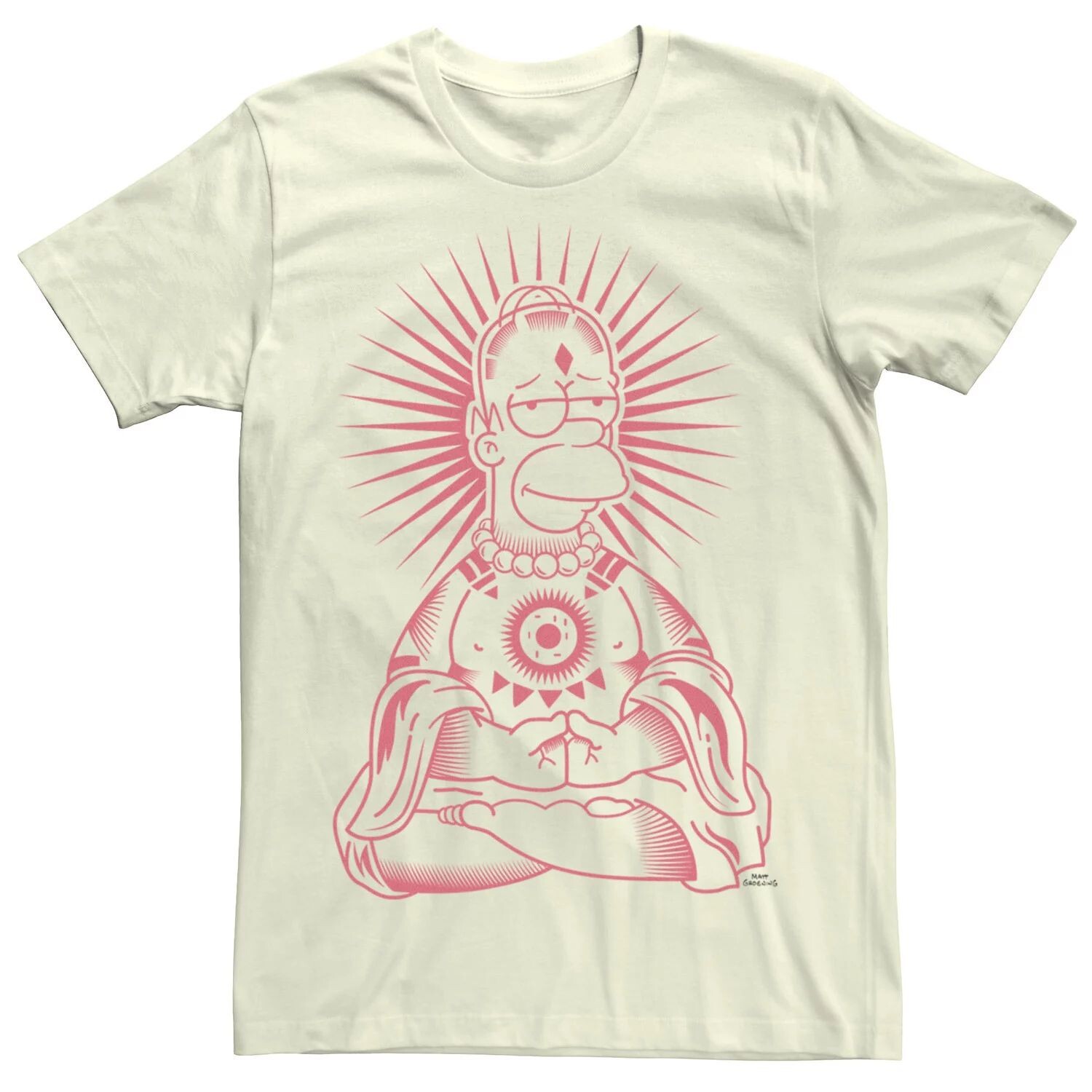 Мужская футболка Симпсоны Zen Homer Licensed Character