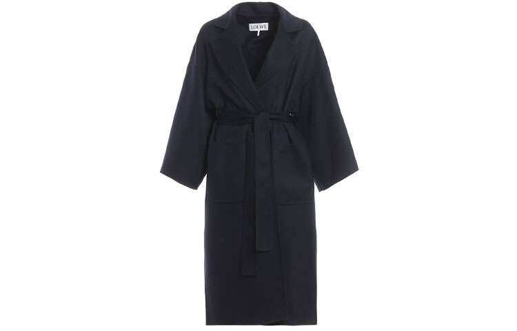 

Бархатная куртка женская синяя Loewe