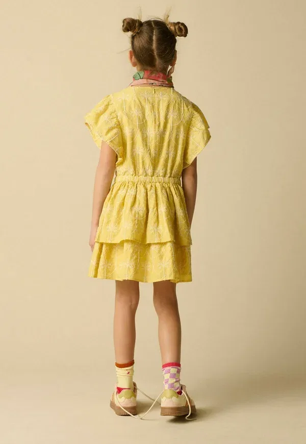 Платье с вышивкой day dress Sissy-Boy, желтый — фото 3