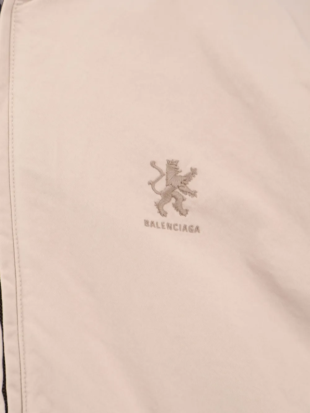 Куртка с капюшоном на молнии Balenciaga, бежевый — фото 3