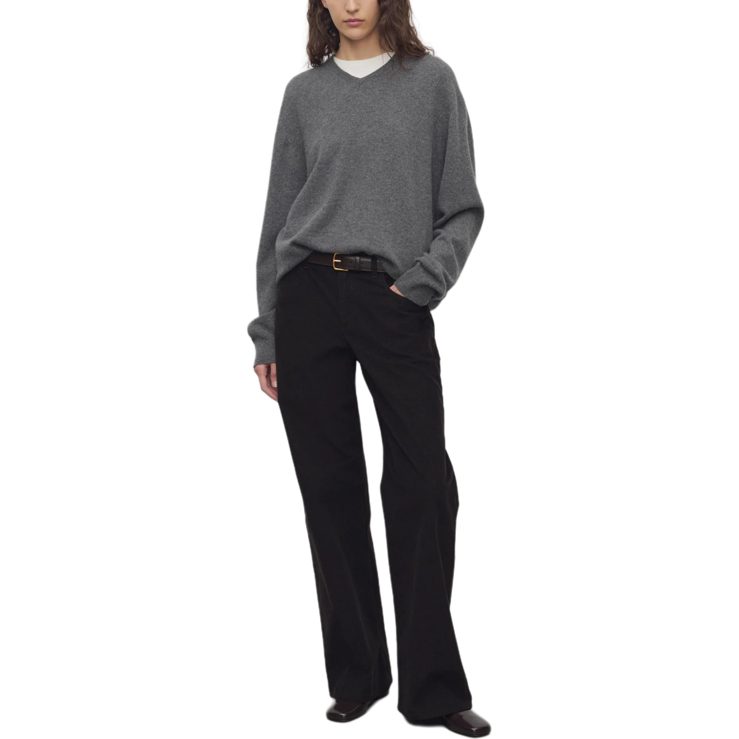 THE ROW Повседневные брюки Women's Brown Moderate Straight Fit — фото 3