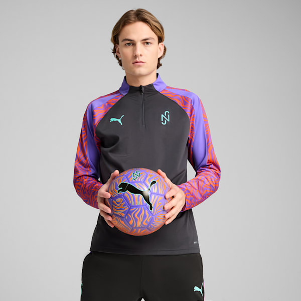 

Мужская футболка с застежкой-молнией на четверть дюйма Puma X Neymar Creativity, серый