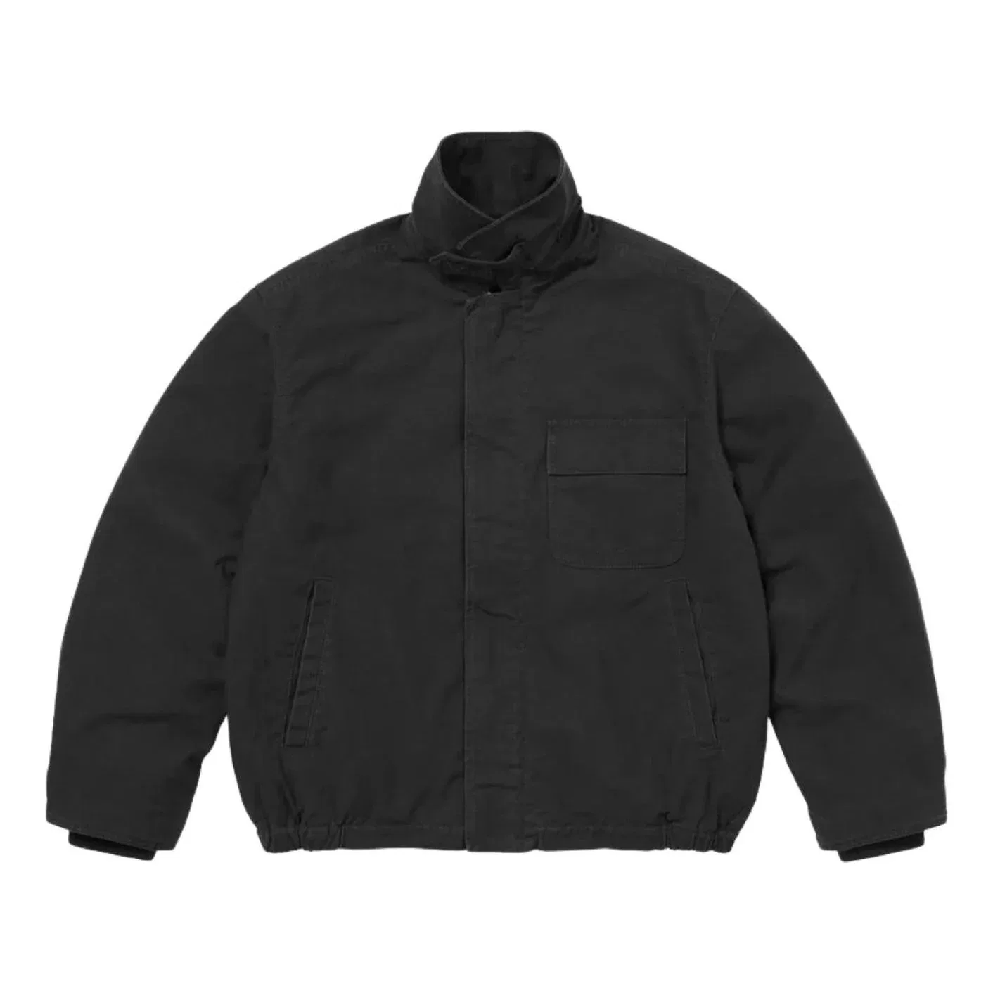 Куртка Supreme x Cordura SS26 Twill Utility Jacket 'Black' SUP-SS26-182-BLK, черный