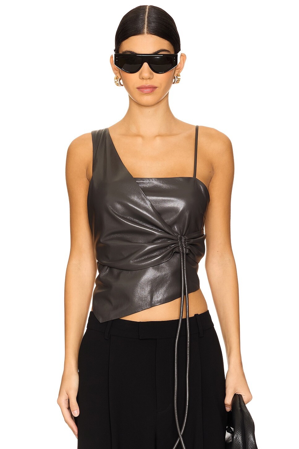 

Чудель топ Nanushka, зеленый